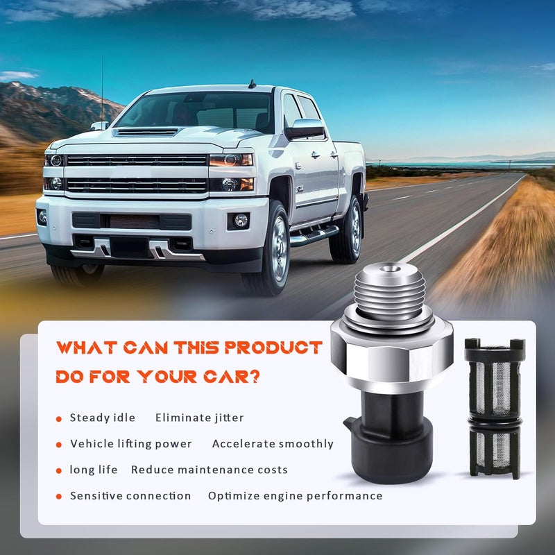 Osakesukar Engine Oil Pressure Sensor Compatible with 2003-2008 Chevy Silverado 1500 2500 3500,Suburban,Yukon,Avalanche,Impala,Tahoe,GMC,Express,Corvette, Sierra,Cadillac,CTS#12677836 12616646 - Image 5